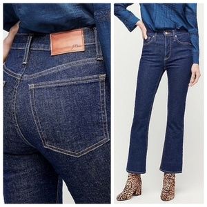 NWT J Crew 10" High Rise Billie Demi-boot Crop Jean 27